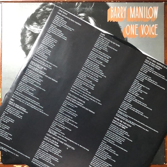 Barry Manilow One Voice Vinyl Lp '79 - Picture 8 of 8